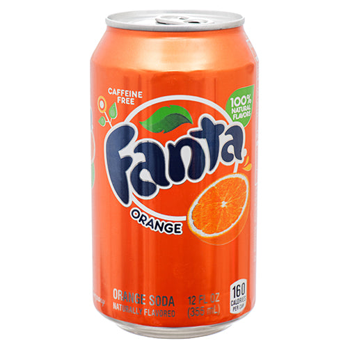 fanta 12 oz can orange soda -- 12 per case