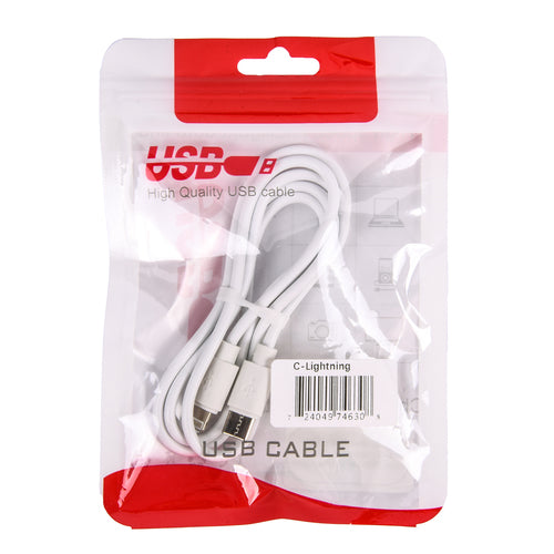 type-c to iphone charger white -- 24 per box