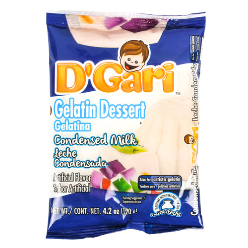 d gari milk gelatin condensed milk 4.2z -- 24 per case