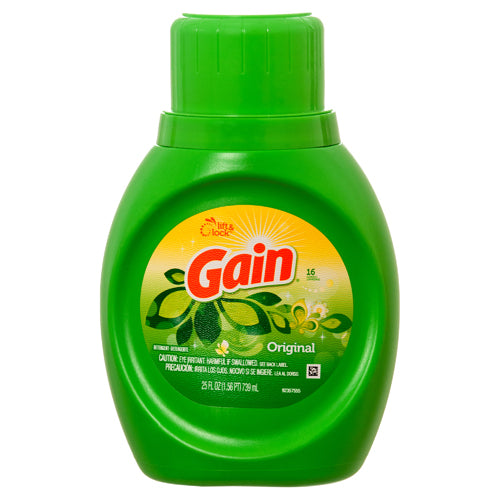 gain liquid detergent original scent - 25 oz  -- 6 per case