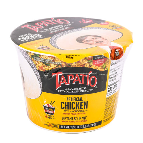 tapatio ramen bowl 3.8 oz chicken -- 6 per case