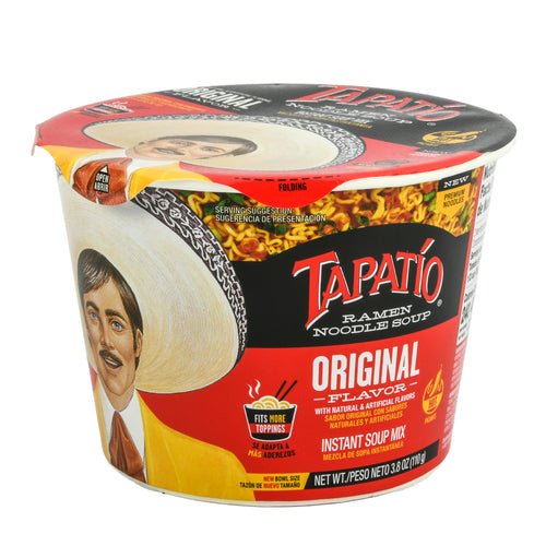 tapatio ramen bowl 3.8 oz original -- 6 per case