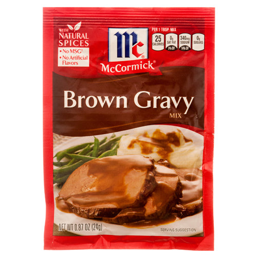 mccormick brown gravy mix 0.87 oz -- 24 per case