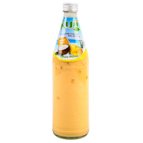 kuii coconut milk w nata de coco mango 485ml -- 12 per case