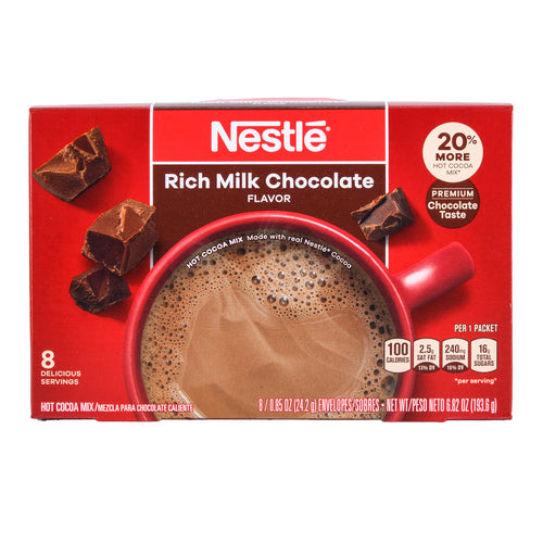 nestle hot cocoa 8 ct rich -- 12 per case