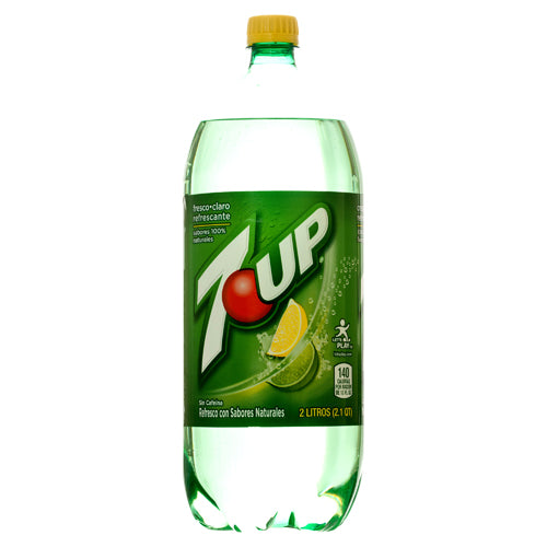 7-up 2 liter bottles - bulk case of 8 -- 8 per case