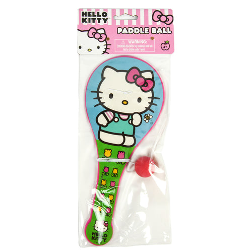 toy paddle ball hello kitty -- 12 per box