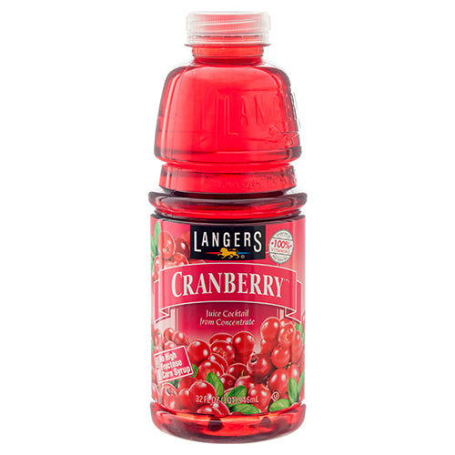 langers cranberry juice - 32 oz -- 12 per case