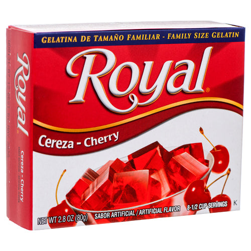 royal gelatin cherry - 2.8 oz -- 12 per case