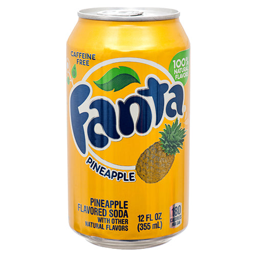 fanta pineapple - 12 oz can  -- 12 per case