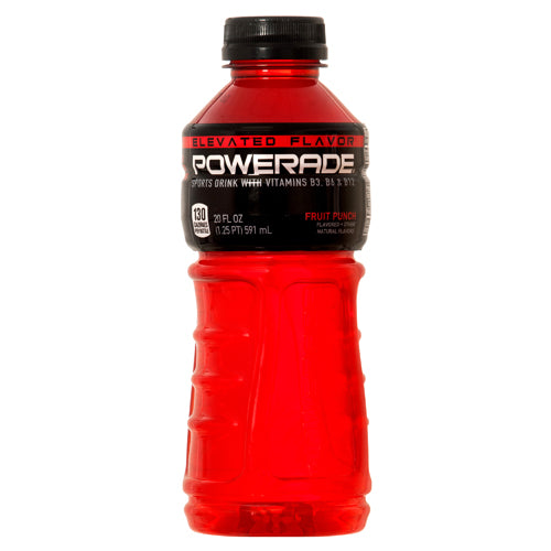 powerade fruit punch 20 oz -- 24 per case