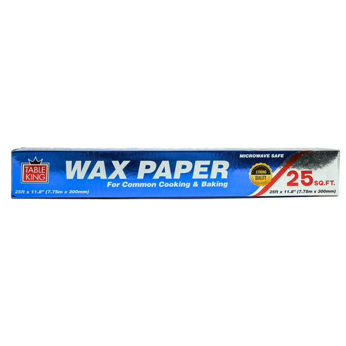 table king wax paper 25 sq ft -- 24 per case