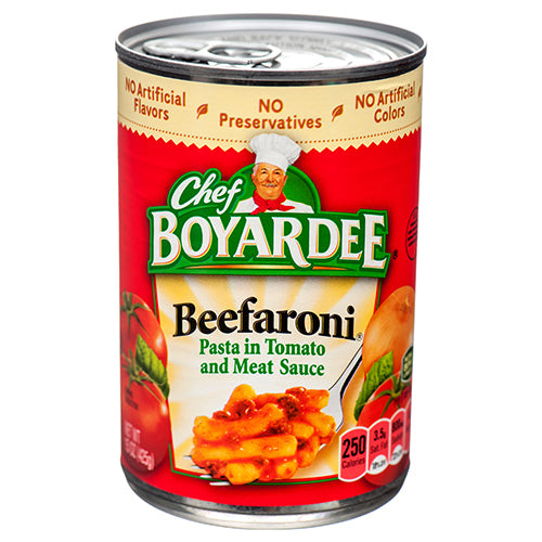 chef boyardee beefaroni 15oz -- 24 per case