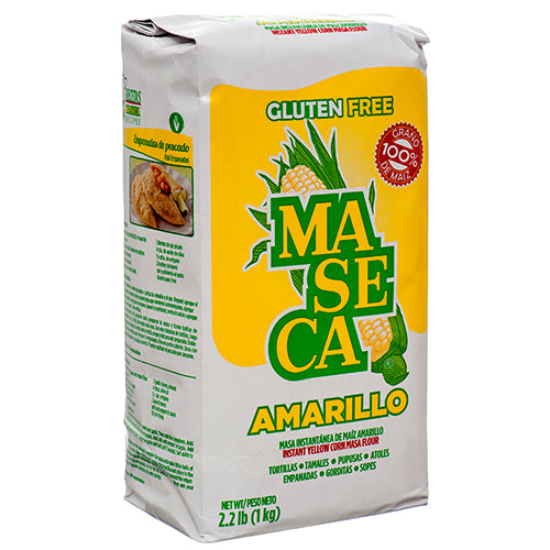 maseca amarilla corn flour 10 / 2.2lbs - bulk case -- 10 per case