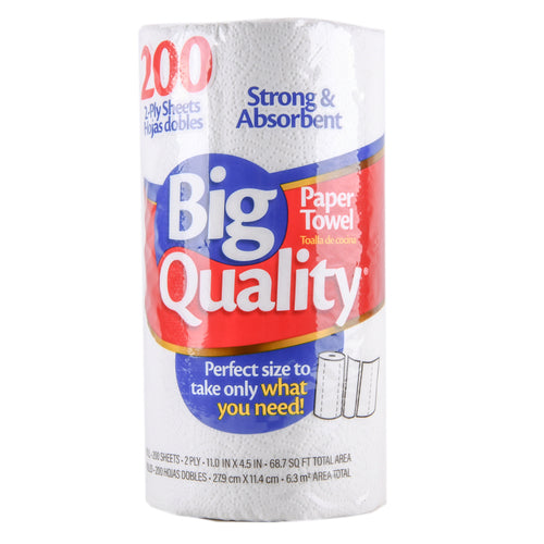 big quality single roll two ply-200sheet -- 20 per case