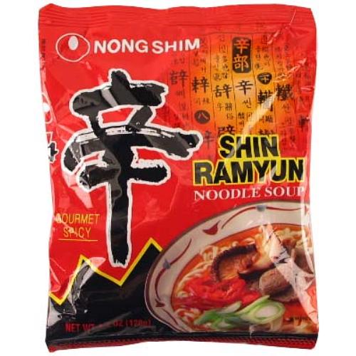 nongshim shin ramyun noodle - 4.2 oz 10 pack -- 10 per case