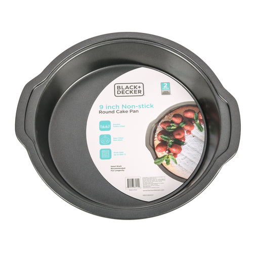 9in black and decker round cake pan - gray -- 24 per case