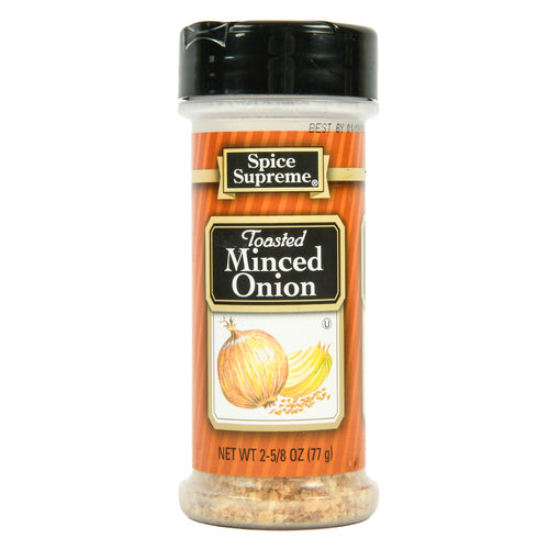 spice supreme toasted minced onion 2.625oz spicesupreme -- 12 per case