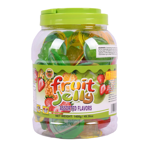 fruit jelly plastic tub assorted -- 6 per case