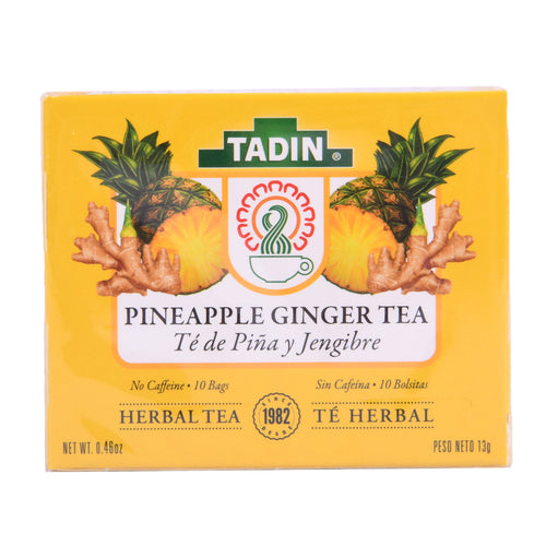 tadin tea pineapple ginger tea 10ct -- 48 per case