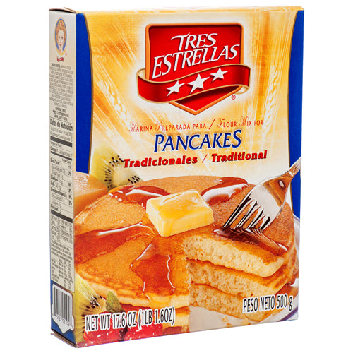 tres estrellas hot cake mix -- 12 per case