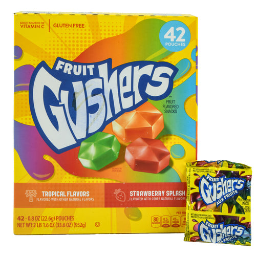 gushers fruit snack 0.8 oz -- 42 per case