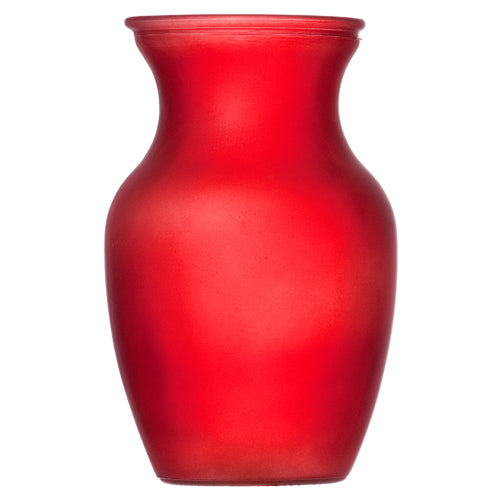 glass vase 8 red ginger t99red -- 15 per case