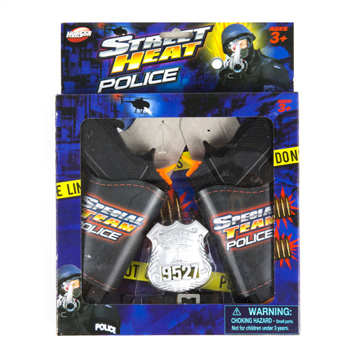 toy gun 2pc police 12887 -- 24 per box