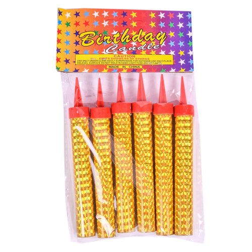 birthday candle 6pcs 1207 -- 12 per box