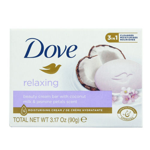 dove bar soap coconut scent 90 gr -- 48 per case