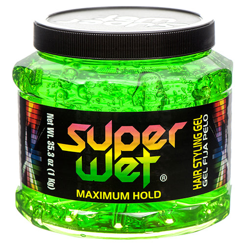 superwet hair gel - 35.3 oz green apple -- 6 per case