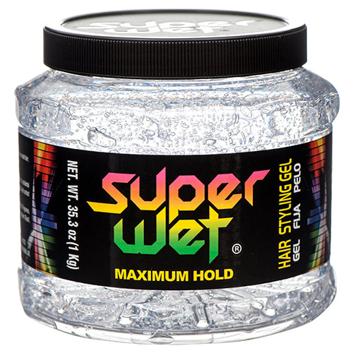 superwet hair gel - 35.3 oz - transparent  -- 6 per case