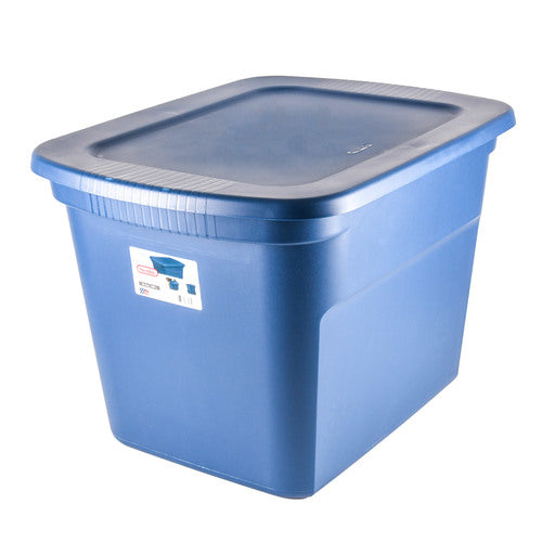 sterilite storage box 18g marine blue -- 8 per case