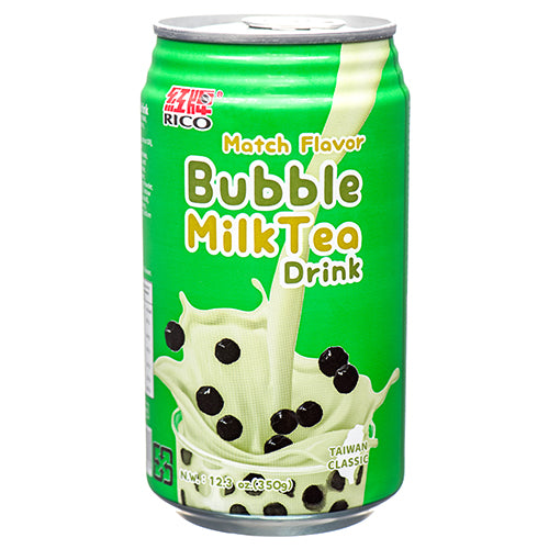 rico bubble matcha drink 12.3 oz -- 24 per case