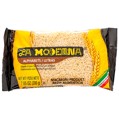 la moderna pasta 7 oz alphabet -- 20 per case