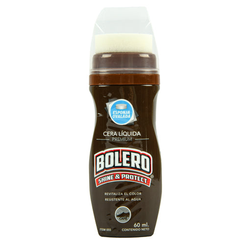 bolero liquid shoe polish brown 60 ml -- 24 per case