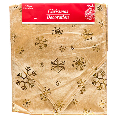 hx xm table runner snow flake 12.6 x 59 in w clrs asst -- 12 per box