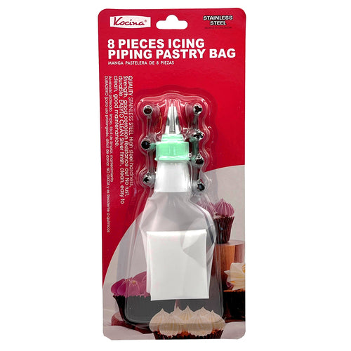 icing piping pastry bag 8pc -- 24 per box