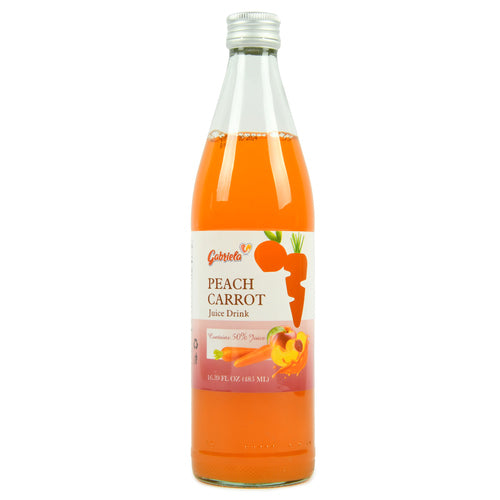 gabriela carrot peach juice drink 485ml crv -- 12 per case