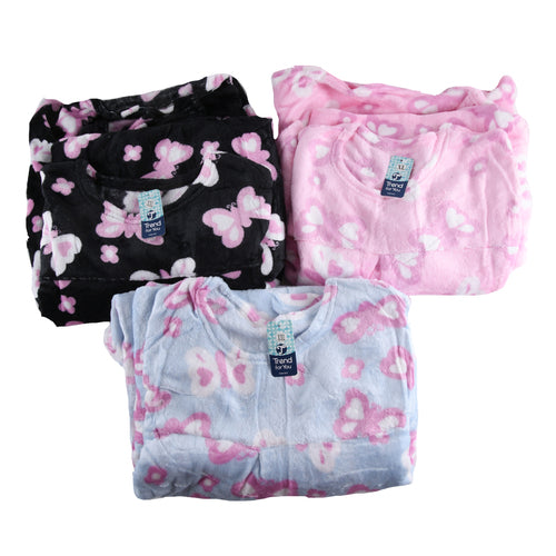 set pajama set asst colors size s m-l xl -- 6 per box