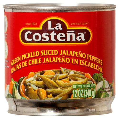 la costena jalapeno slices - 12 oz -- 12 per case