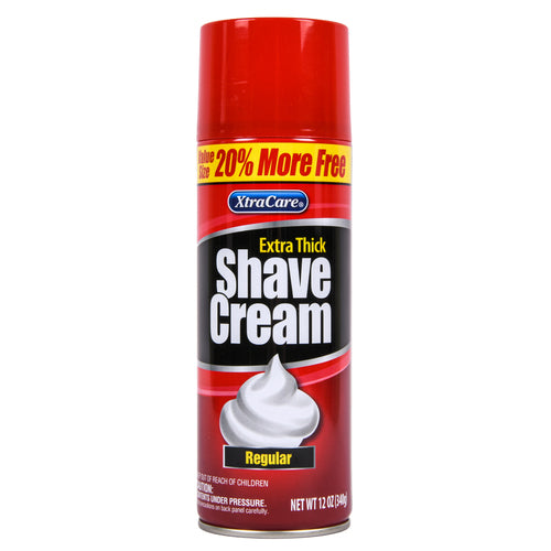 xtracare shave cream regular 12 oz -- 12 per case