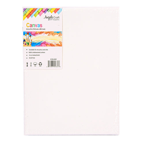 angels craft canvas 6 x 8 in cvs001 -- 12 per box