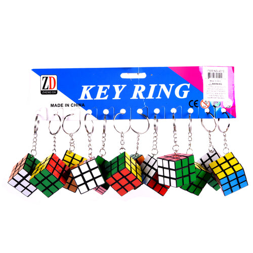 key chain w mini cubic -- 12 per box