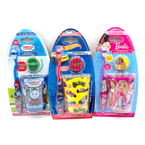 toothbrush gift set4-assorted licensed -- 24 per case