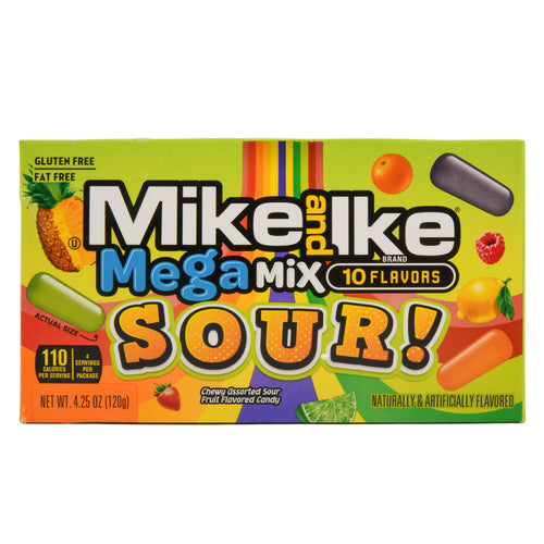 mike ike sour mega mix 4.25 oz -- 12 per case