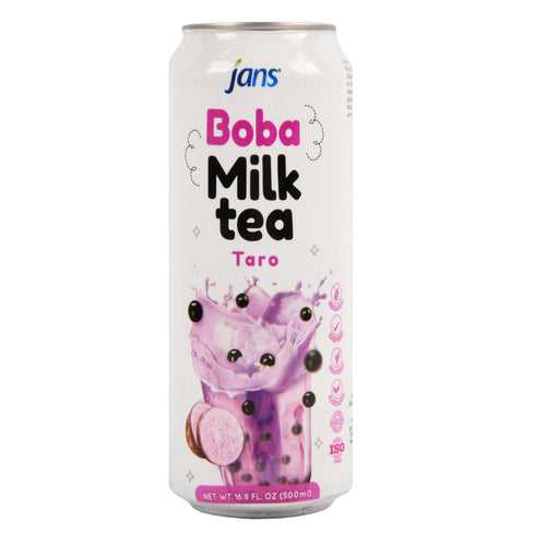 jans boba milk tea taro 16.9 fl oz -- 24 per case