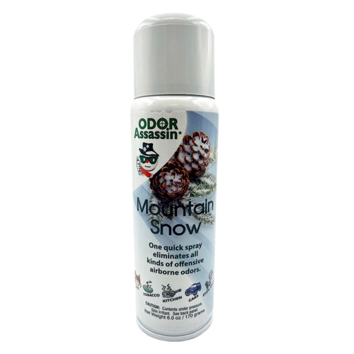 odor assassin mountain snow spray 6 oz -- 12 per case