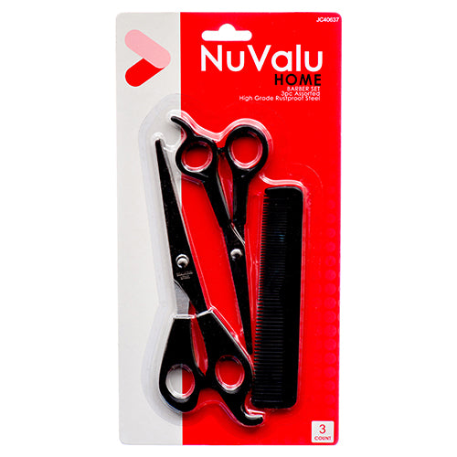 nuvalu hair cutting set - professional grade scissors  -- 24 per box