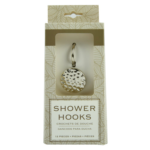 shower hooks brushed nickel -- 30 per case